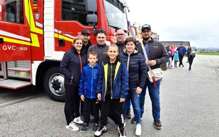 Člani PGD Žalec, ki so pobrateni s cerkljanskimi gasilci, so bili navdušeni nad prikazanim 